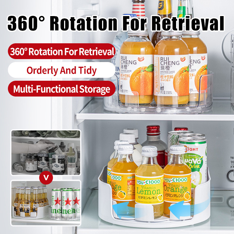 Rotating refrigerator rack | Shopee Malaysia