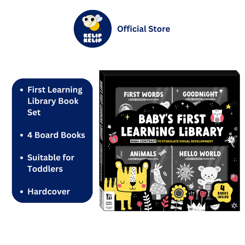 4 Books Gift Set Babys First Learning Library For Toddlers Ages 12 ...