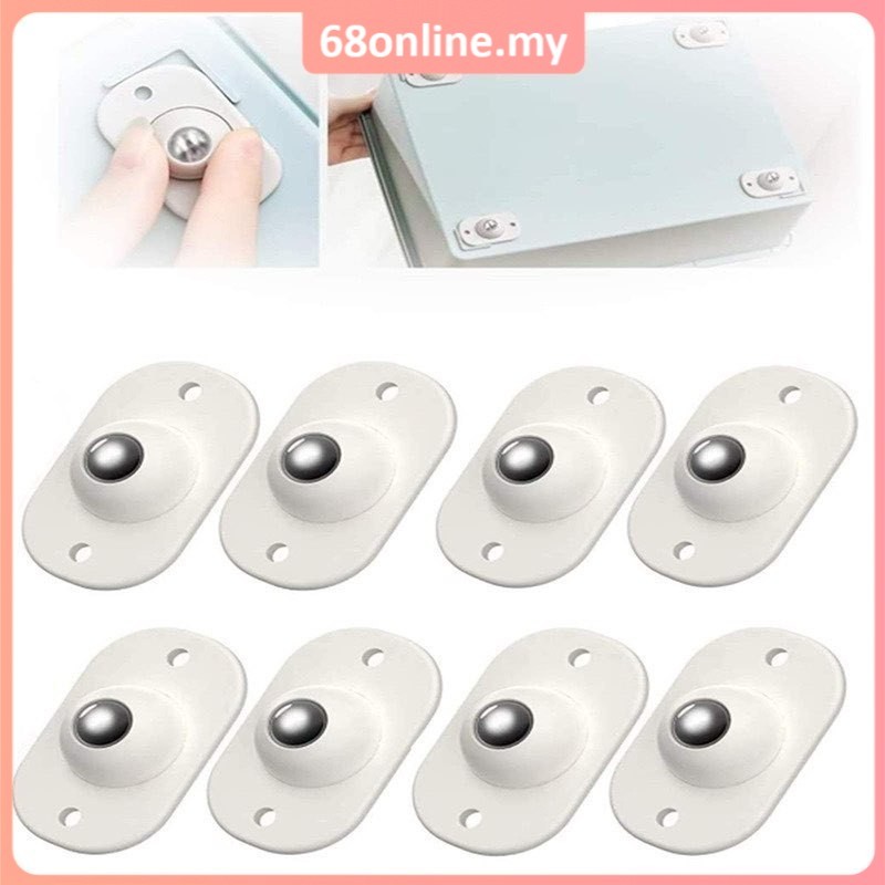 [Johor Seller] 360° Mini Rotating Wheel Universal Pulleys Swivel Castel ...