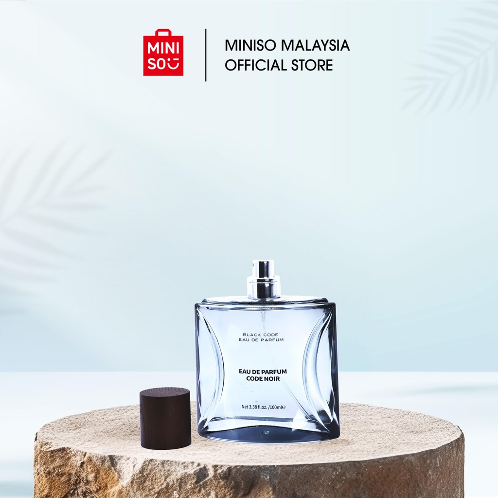 MINISO Minyak Wangi Lelaki | Men Perfume Black Code Eau de Parfum 100ml ...