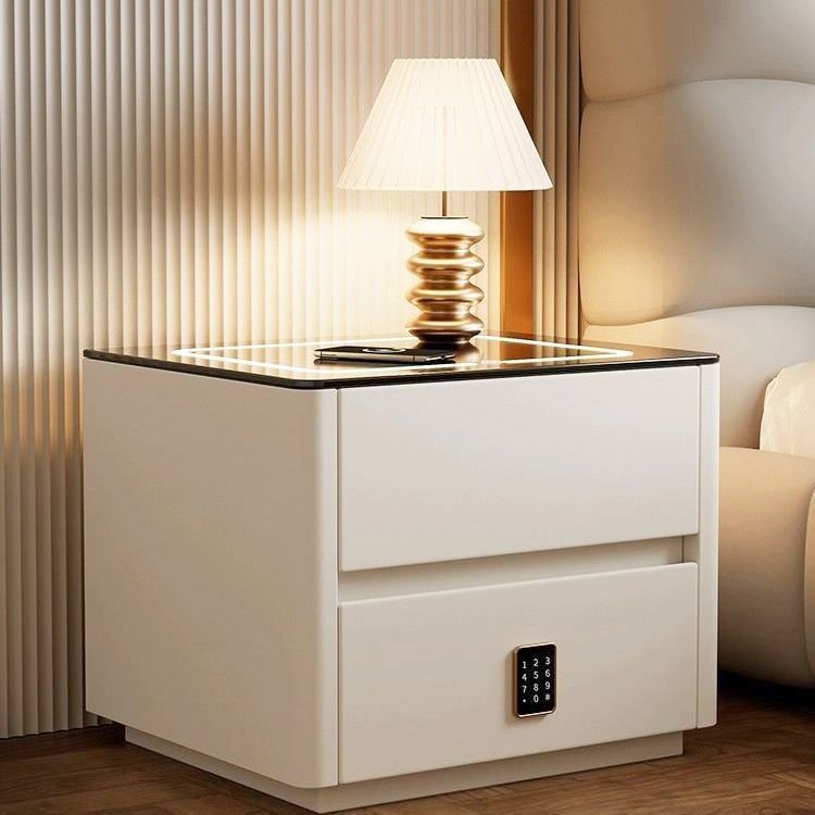 Smart Bedside Table Wireless Charging Modern Simple Solid Wood ...