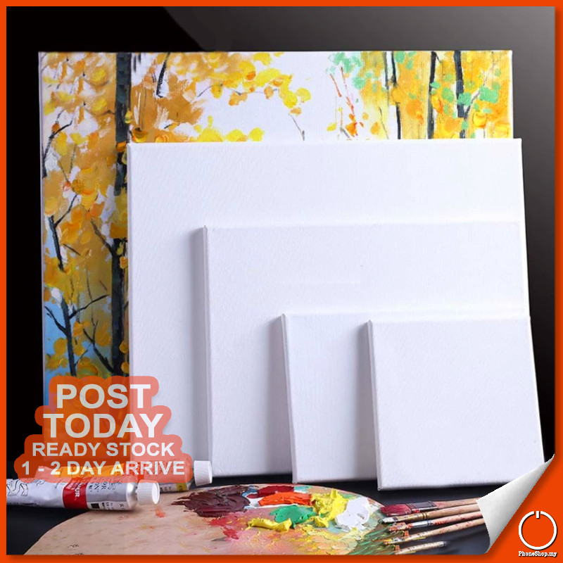𝐅𝐈𝐍𝐄 𝐓𝐄𝐗𝐓𝐔𝐑𝐄 Stretched Canvas Board Acrylic Watercolor Oil Painting ...