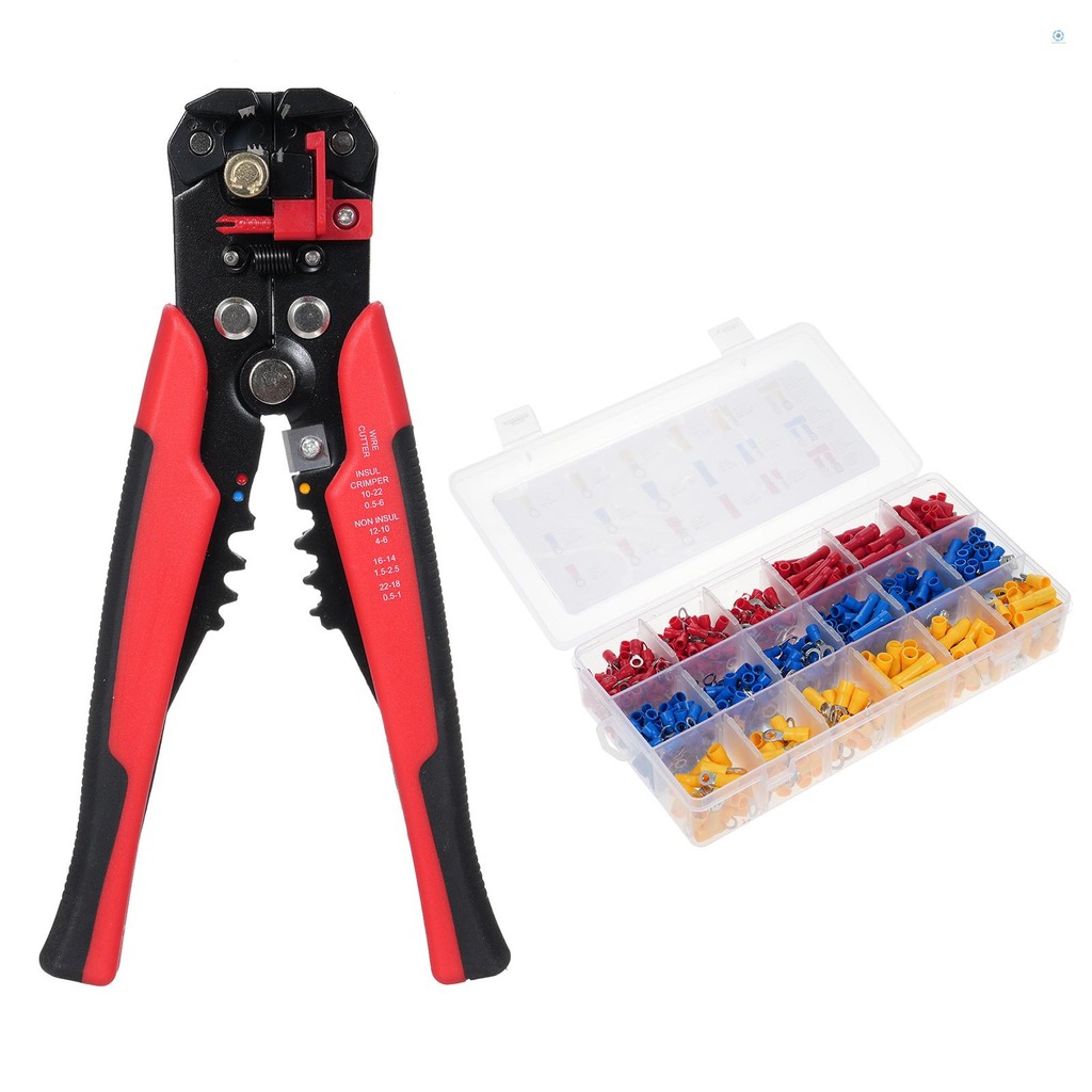 Wire Terminals Crimping Tool Kit Multifunctional Wire Stripping Pliers ...