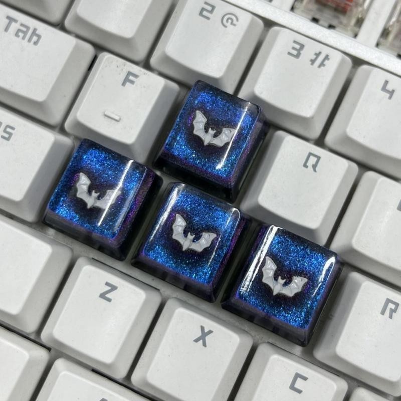 [OriginalGrass] 1Pcs Halloween Cap Bat Spider Ghost Key Cap ...