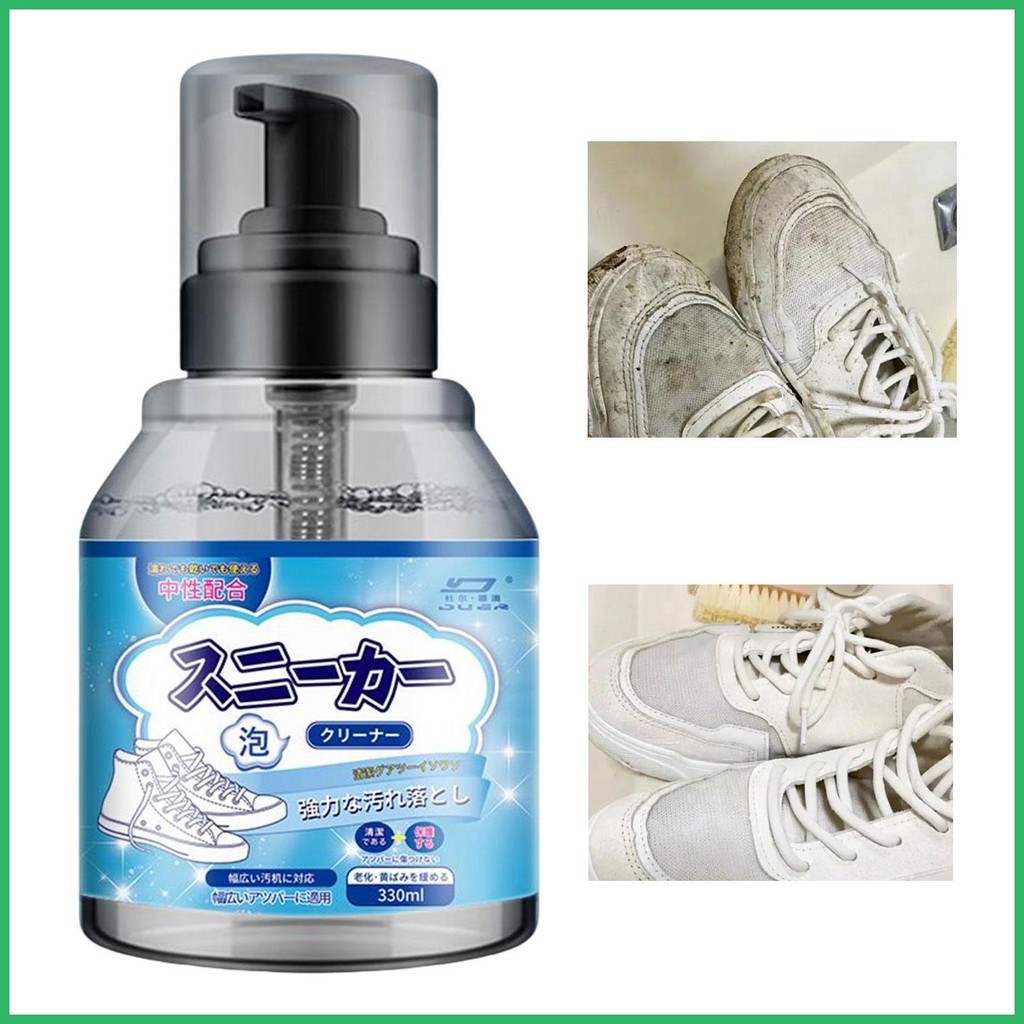 Shoe Cleaner For Sneakers 300ml Running Shoe Polish Whitener Daily ...