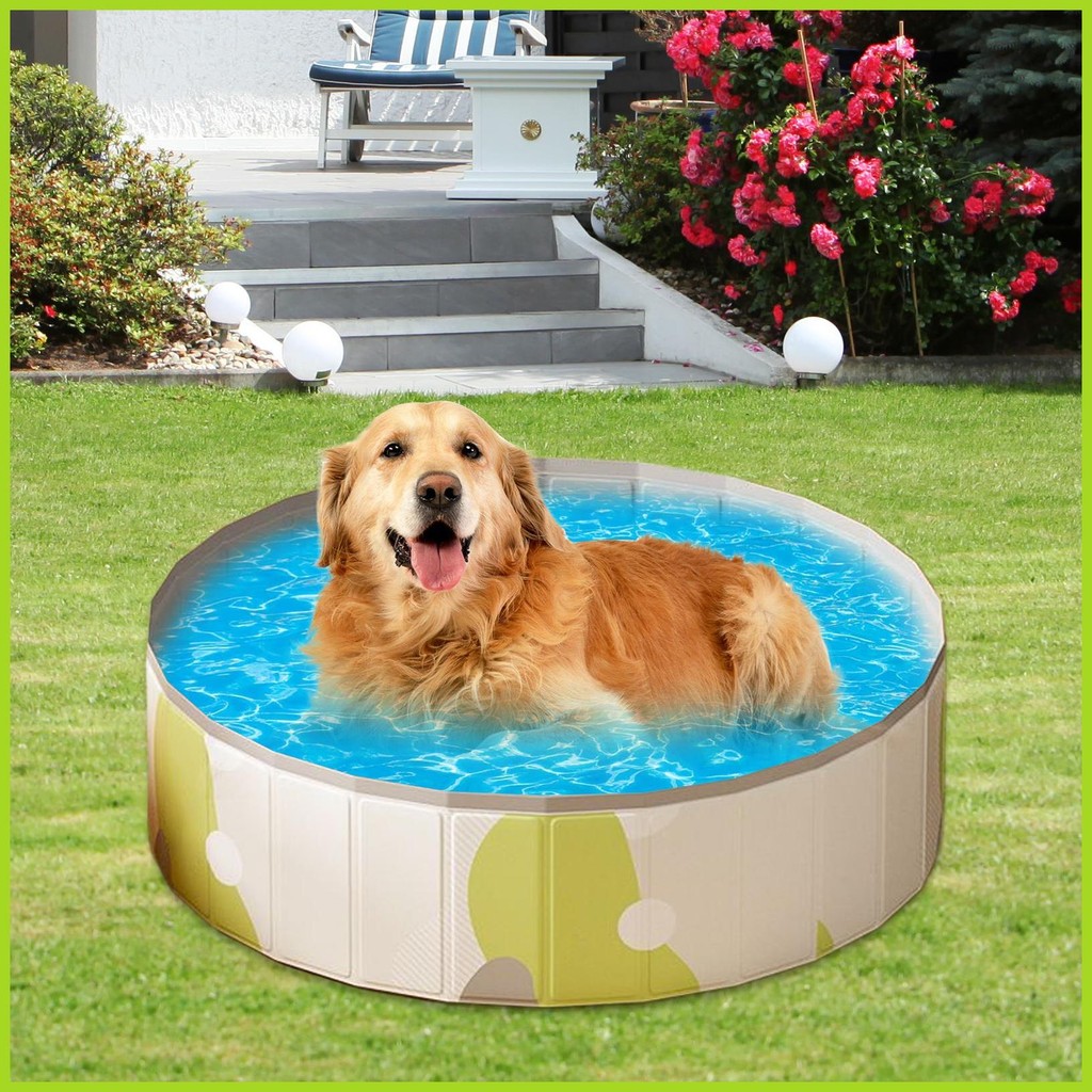 Foldable Kiddie Pool Cat Swimming Pool PVC Anti-Slip Foldable Portable ...