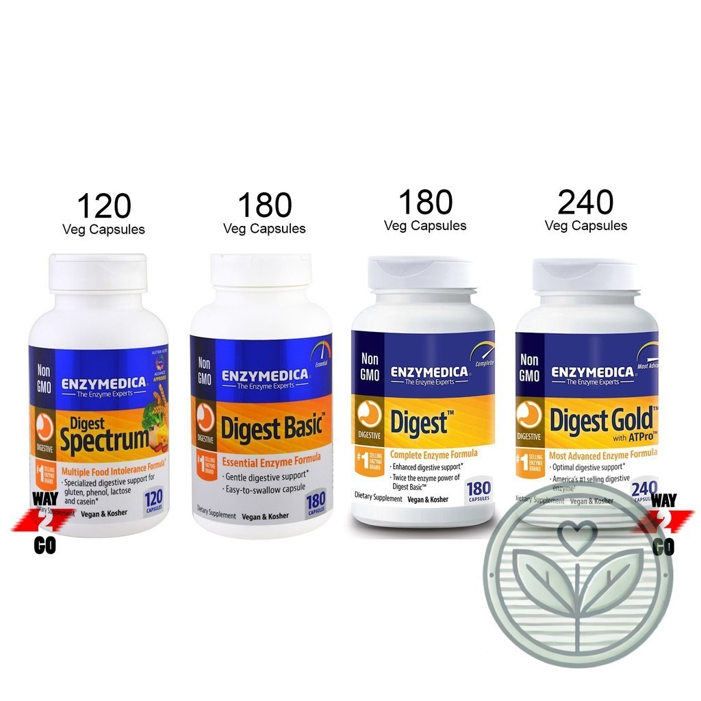 ️Enzymedica Digest Spectrum / Basic / Digest / Digest Gold Essential ...