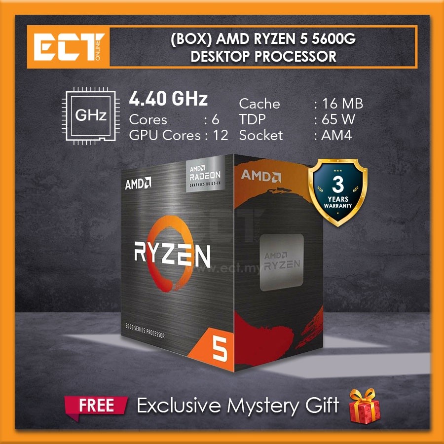(Tray/Box) AMD Ryzen 5 5600G | 5600X / Ryzen 7 5700G | 5800X / Ryzen 9 ...