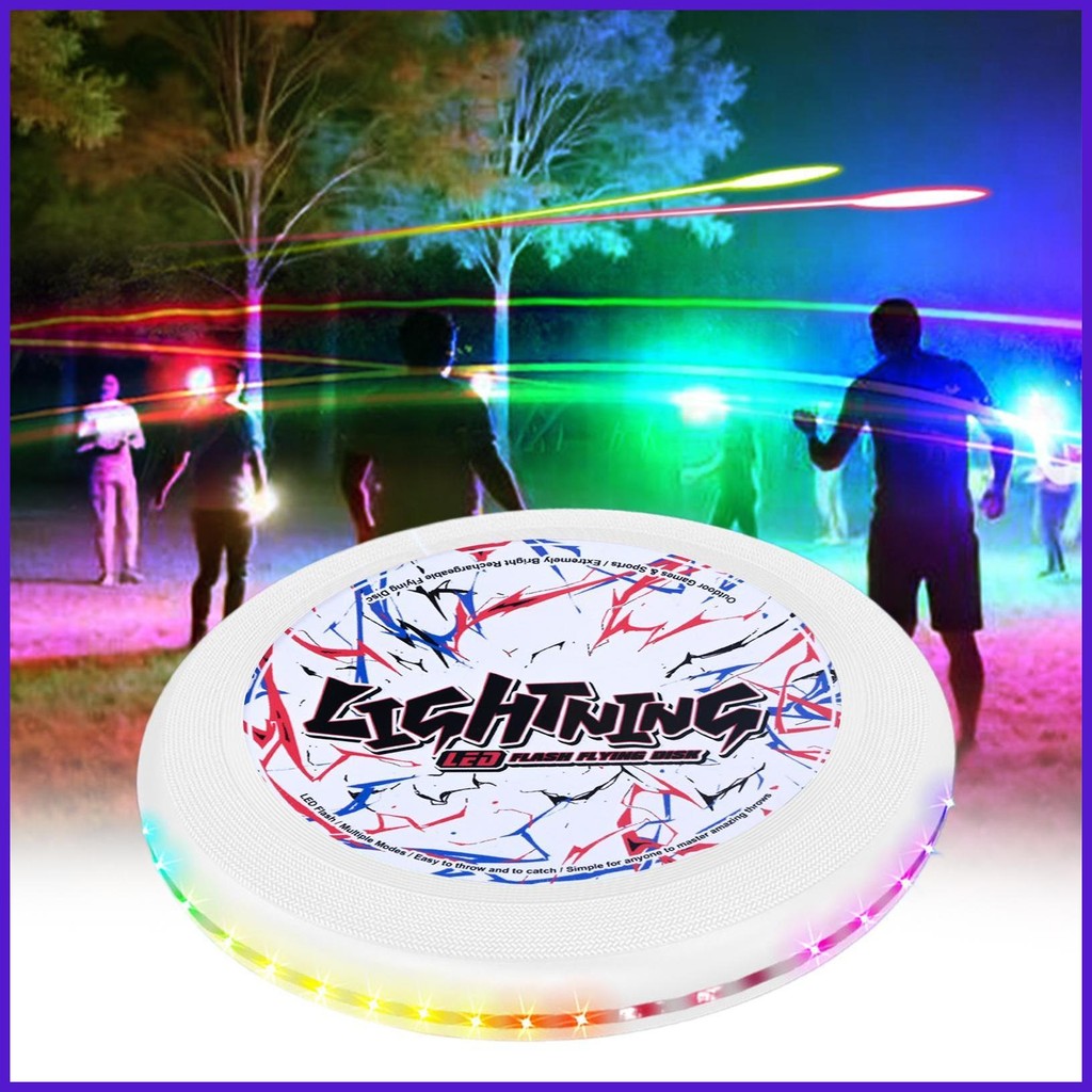 Light up Flying Disc Rechargeable Outdoor Large Flying Disc Long ...