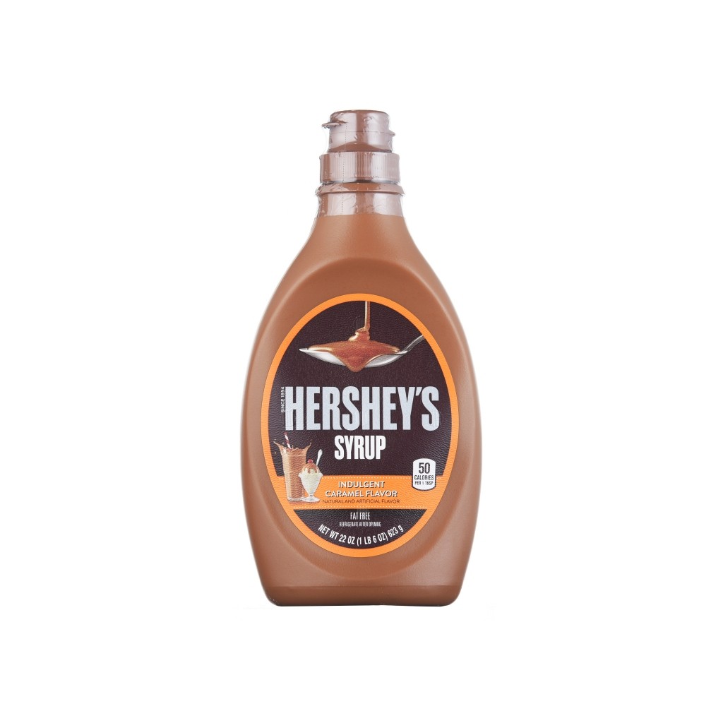 HERSHEY'S Chocolate Caramel Natural And Artificial Flavour Syrup 623G ...