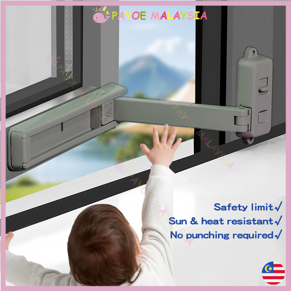 Payoe Baby Proof Window Stopper Safety Restrictor Window Lock Children ...