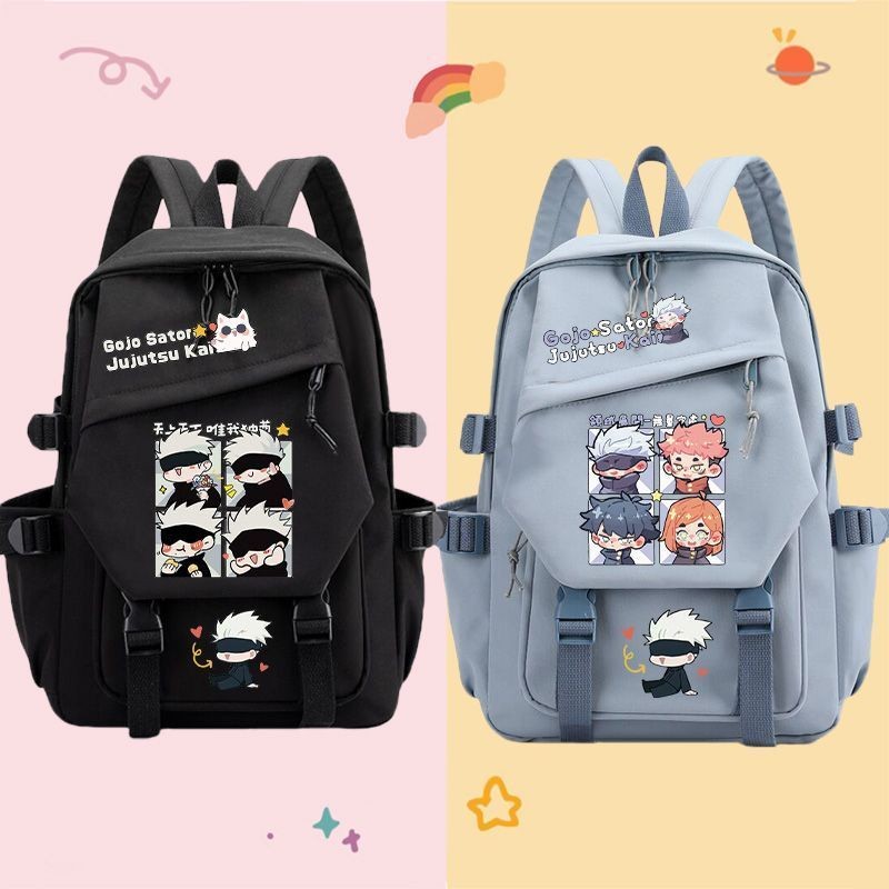 Gojo Satoru Merchandise Backpack Cute Cartoon Anime Schoolbag Primary ...