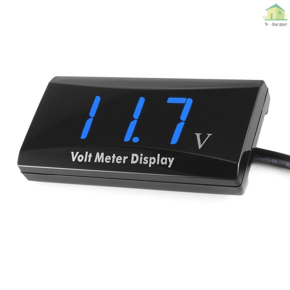 Display Panel Meter Panel Meter Car 12v Led Display Voltmeter 12v Led ...