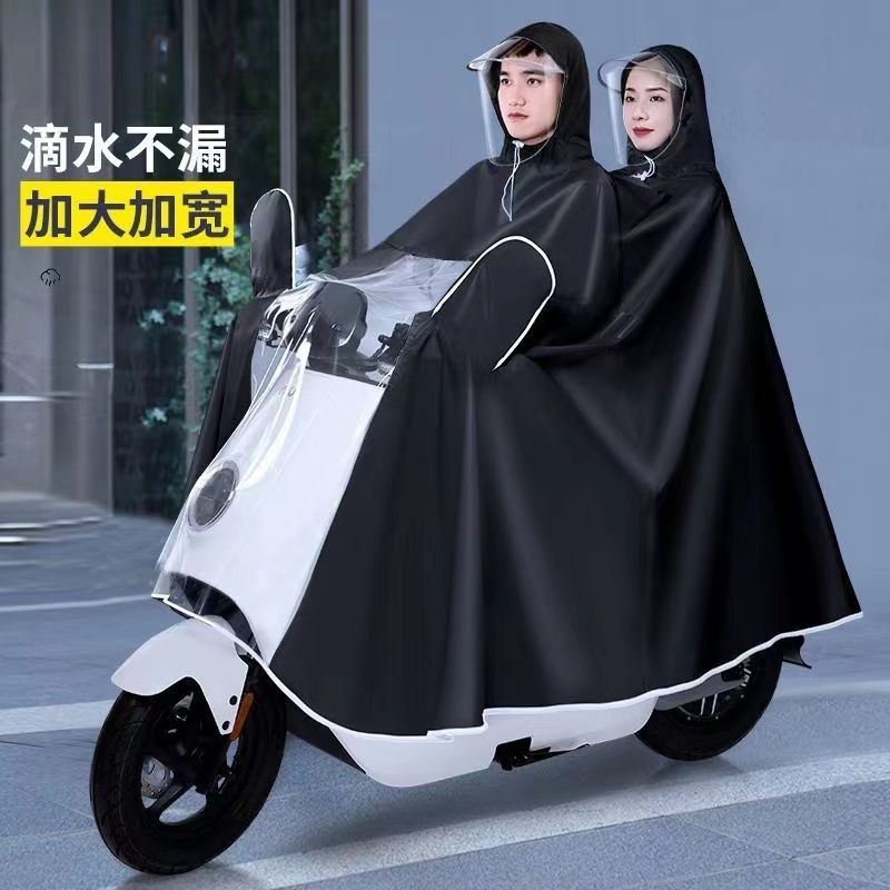 Battery Electric Motorcycle Poncho Extra Thick Full Body Rainproof ...