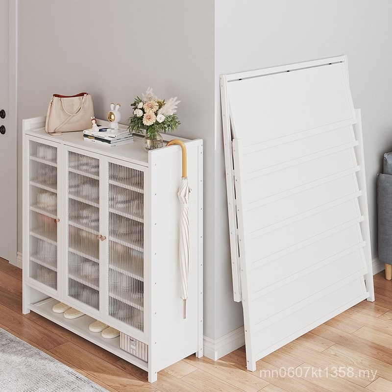 Shoe Rack Installation-Free Door Household New Style Simple White ...