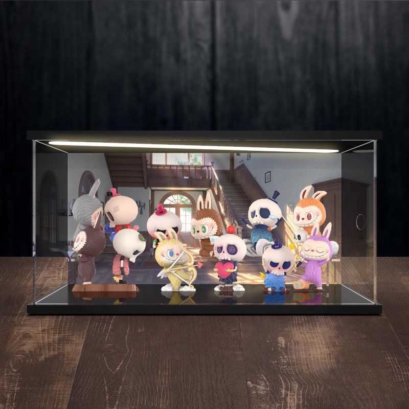 [Transparent Display Box] Suitable for labubu Bubble Mart THE MONSTERS ...