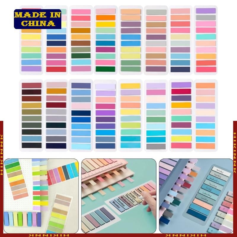 HIk 2000-4200Pcs Clear Sticky Index Tabs Bookmarks Colorful Index ...
