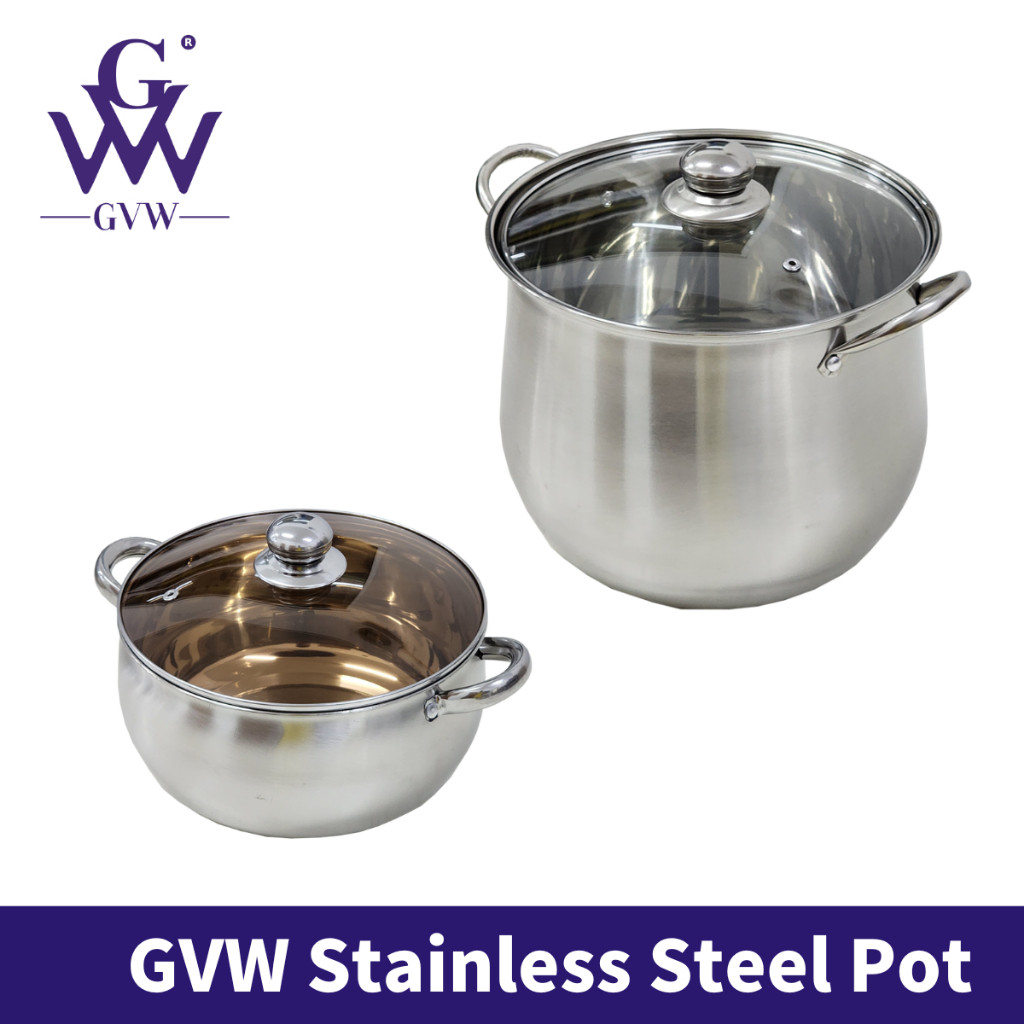 GVW Periuk Non Stick Periuk Kukus Periuk Stainless Steel Pot Cooking ...
