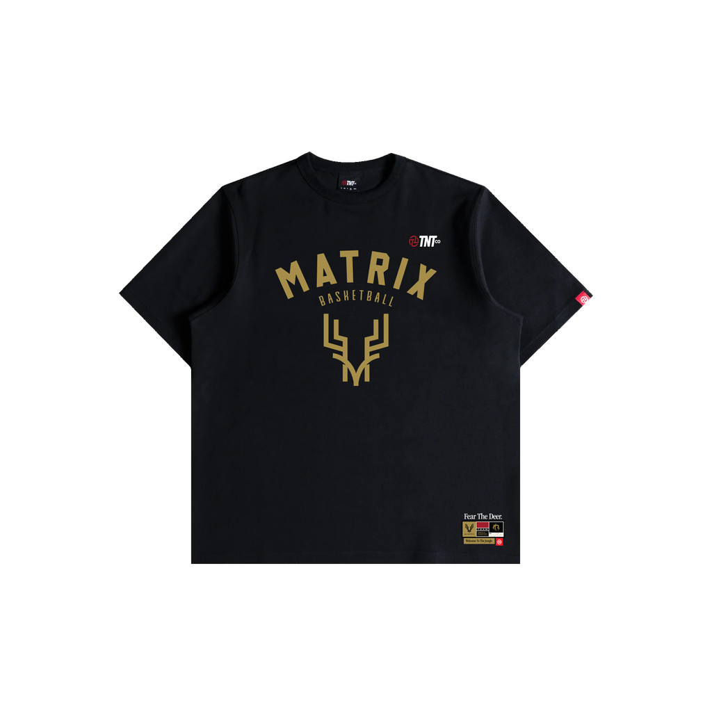 NS Matrix Gold Tee (Black) | Shopee Malaysia