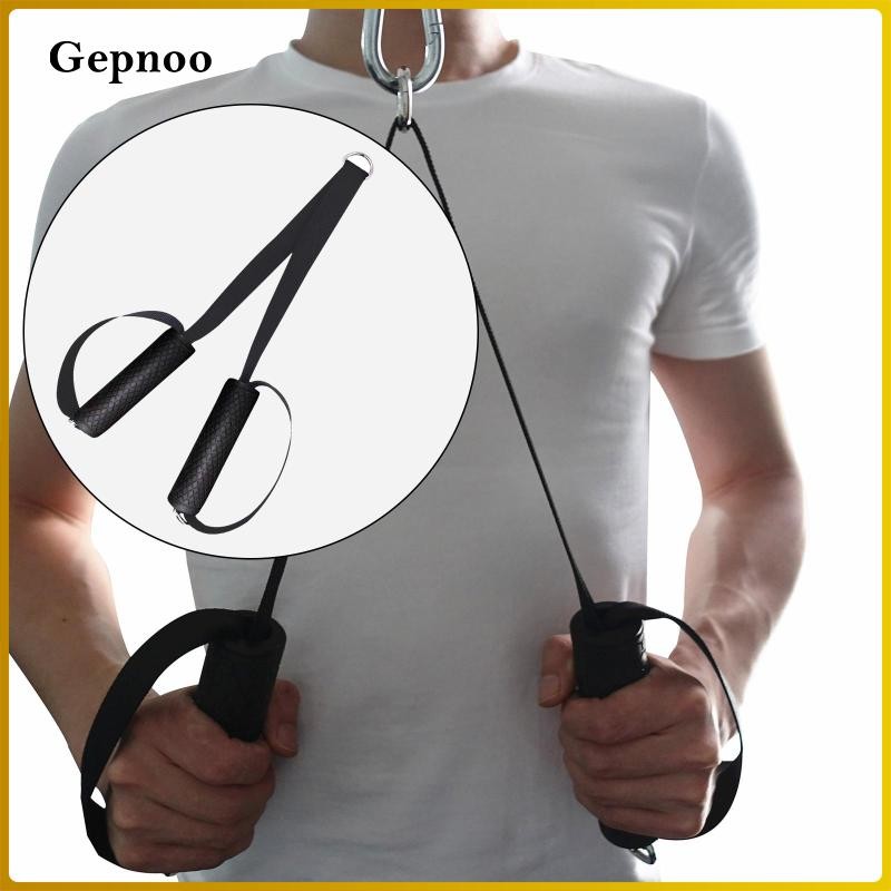 Gepnoo Tricep Bicep Strap Crunches Abdominal Chinning Overhead Pull ...