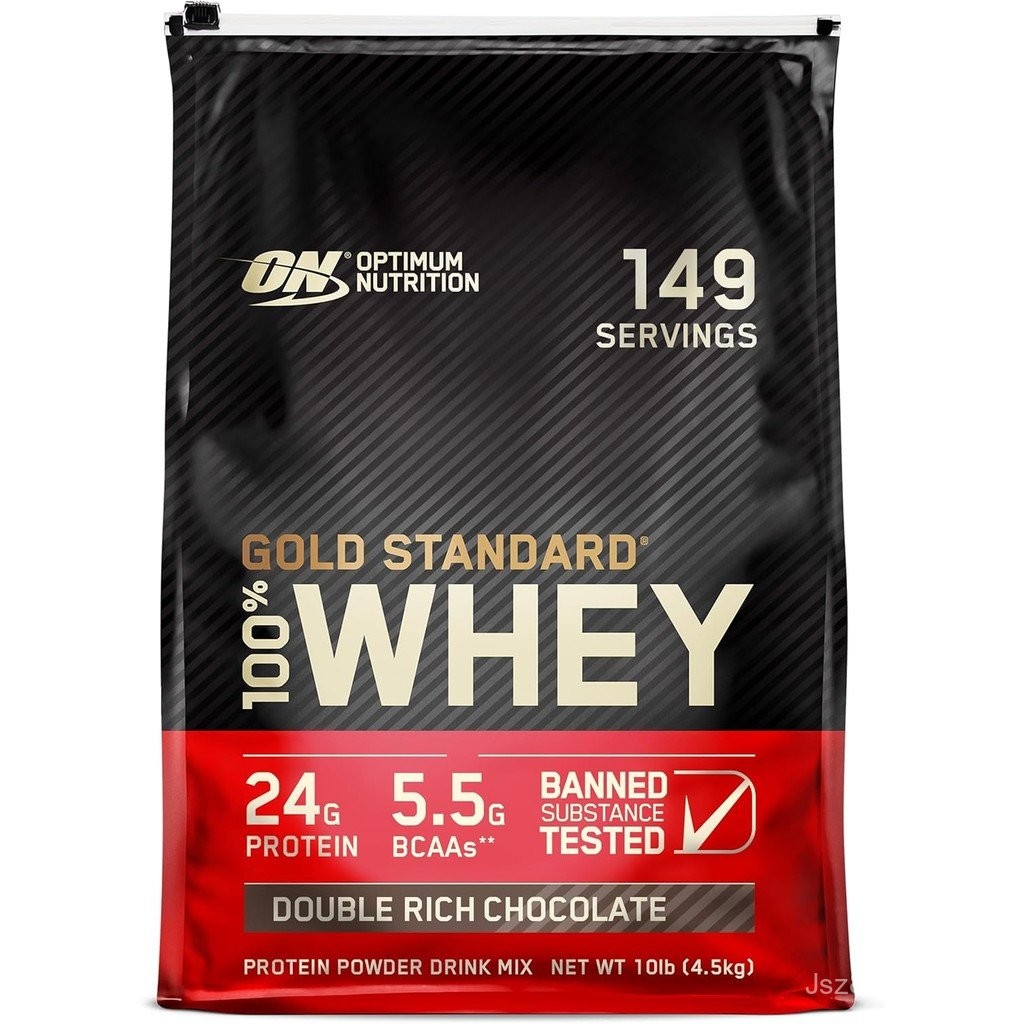 Optimum Nutrition Gold Standard 100% Whey Protein Powder, Double Rich ...
