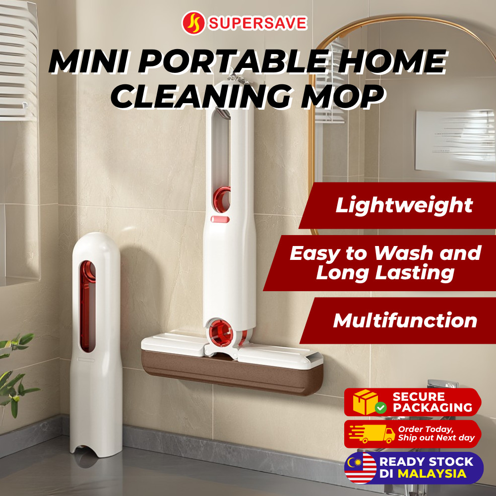 SUPERSAVE Mini Portable Home Cleaning Mop Household Cleaning Tools ...