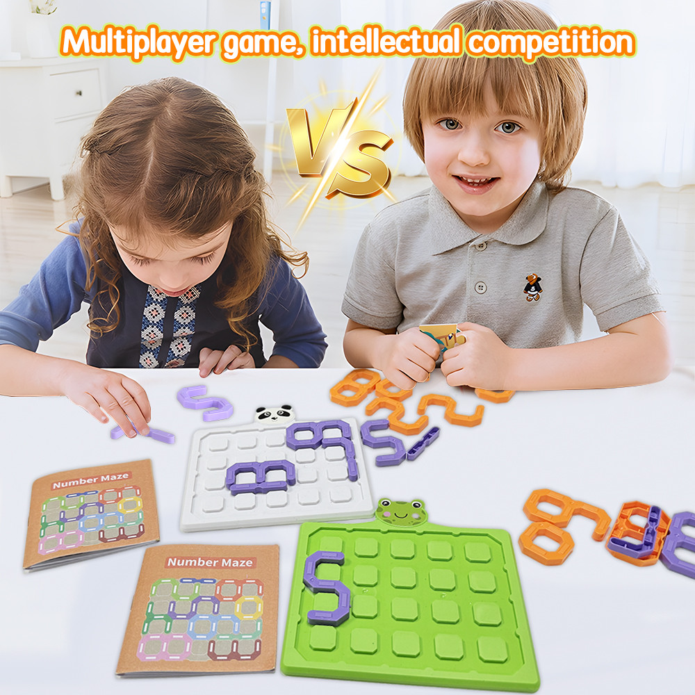 Bevavar Digital Puzzle Maze Jigsaw Board Intelligence Numeber Learning ...