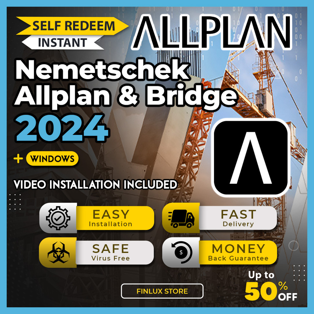 [SELF REDEEM] Nemetschek Allplan 2024 | Allplan Bridge Latest Lifetime ...