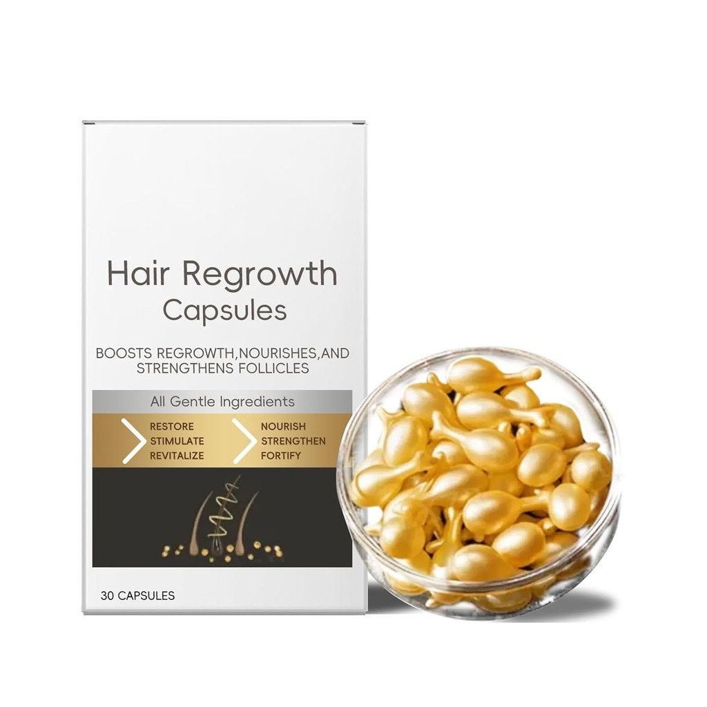 Serum Rawatan Rambut - 30 Kapsul Penjagaan Rambut - Tanpa Bilas ...