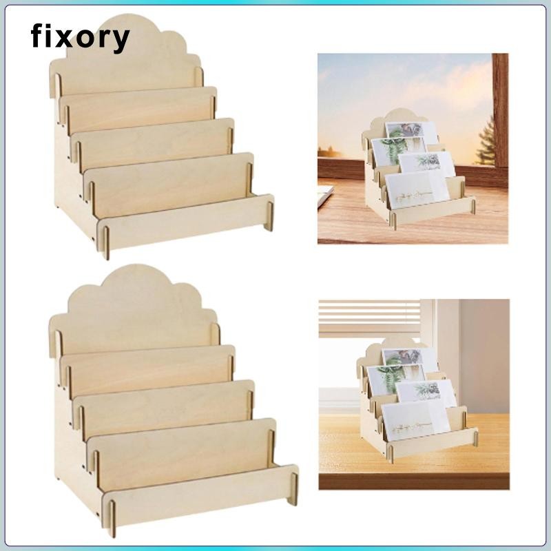 fixory Greeting Cards Display Stand 4 Tier Organizer Greeting Card Rack ...