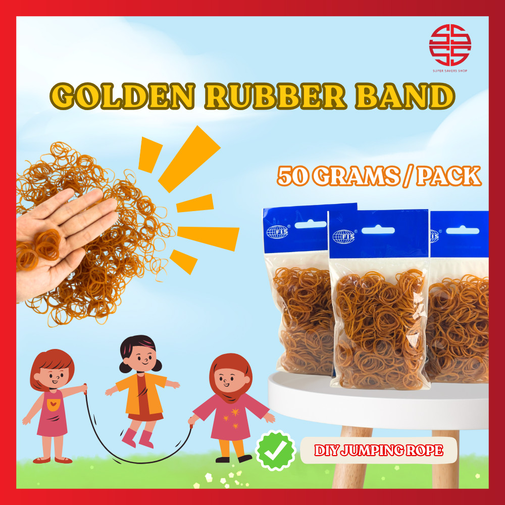 [Super SaverS] Getah Pengikat Getah Gelang Golden Rubber Band Supplies ...