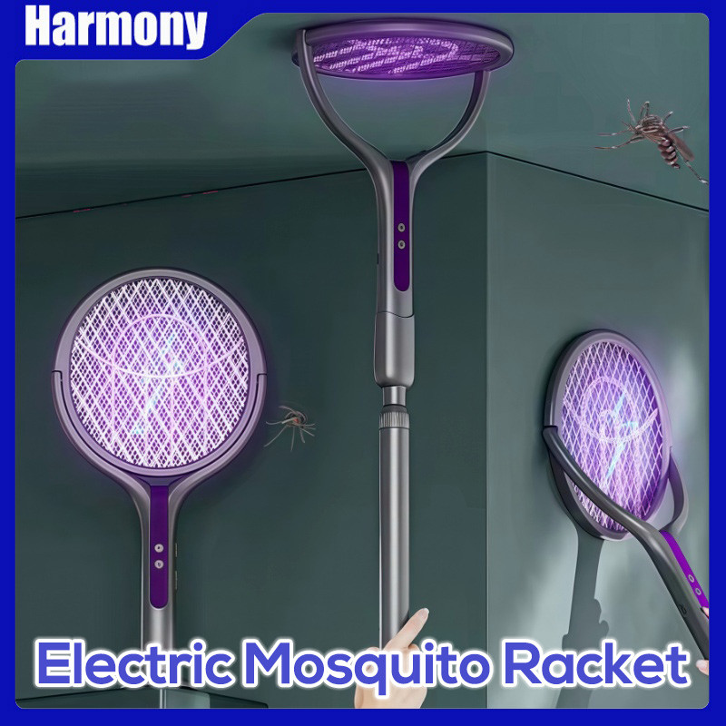 3 in 1 Mosquito Killer Lamp Folding Electric Mosquito Racket Pest ...