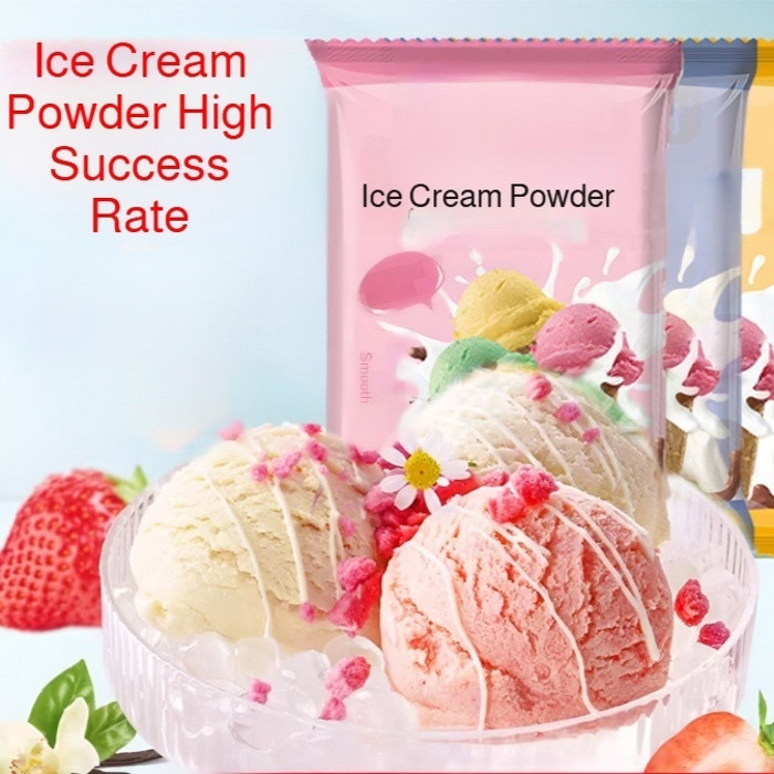 【50g】 Soft Serve Ice Cream Powder Vanilla/ Chocolate Ice Cream Powder ...