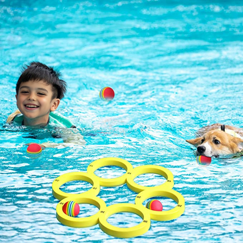 Unique Pool Toys for Summer Pool Throwing Game for Kids Colorful Foam ...