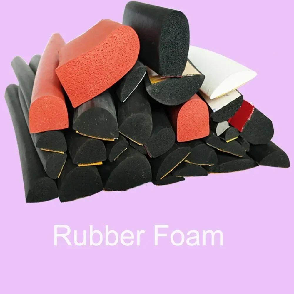 1/2/3M Solid Self Adhesive Sponge Sealing Strip EPDM Rubber Foam ...