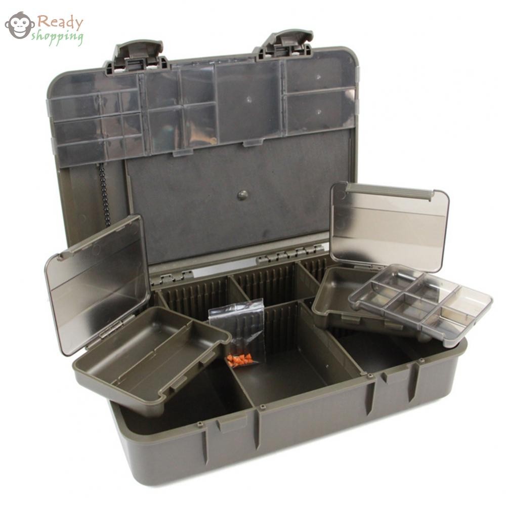 Multi Functional Fishing Rig Box with 2+1 Design for Organized Storage ...