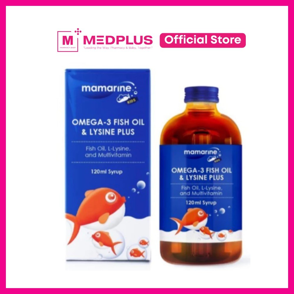 Eldon Mamarine Omega-3 Fish Oil & Lusine Plus Syrup 120ml | Shopee Malaysia