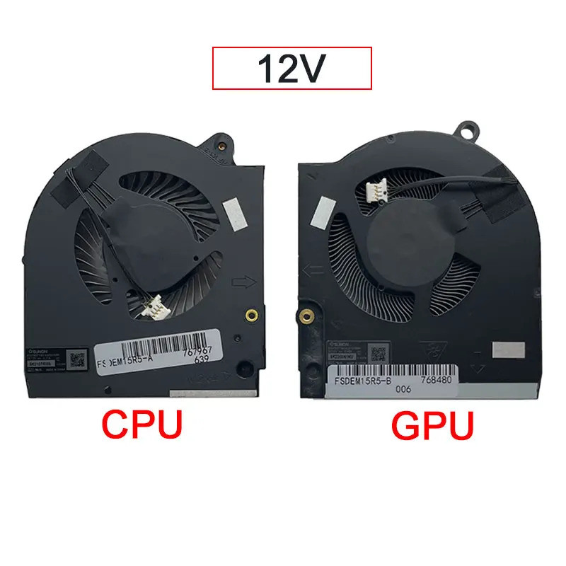 Replacement New Laptop CPU GPU Cooling Fan for Dell Alienware M15 R5 ...