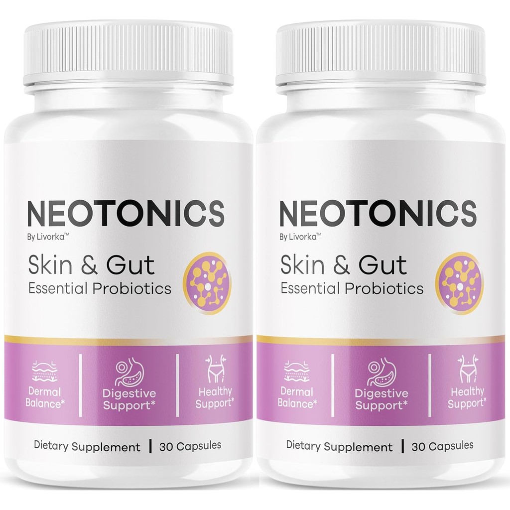 (2 Pack) Neotonics Capsules - Official Neotonics Skin & Gut Essential ...