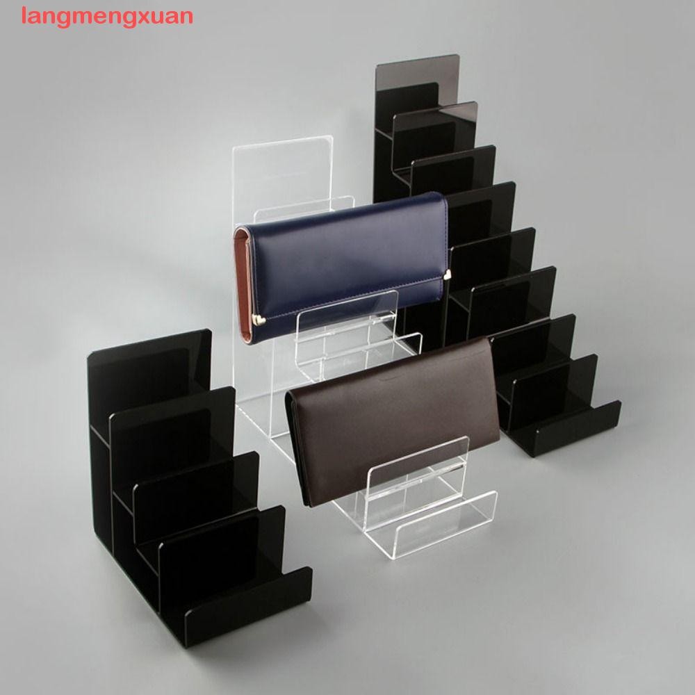 LANGMENGXUAN Wallet Display Stand, Space Saving Multilayer Wallet ...
