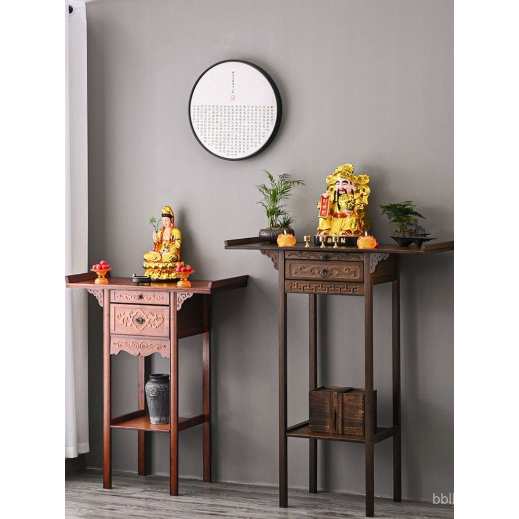 Buddhist Niche Worship Table Modern Style Small Buddha Table Household ...