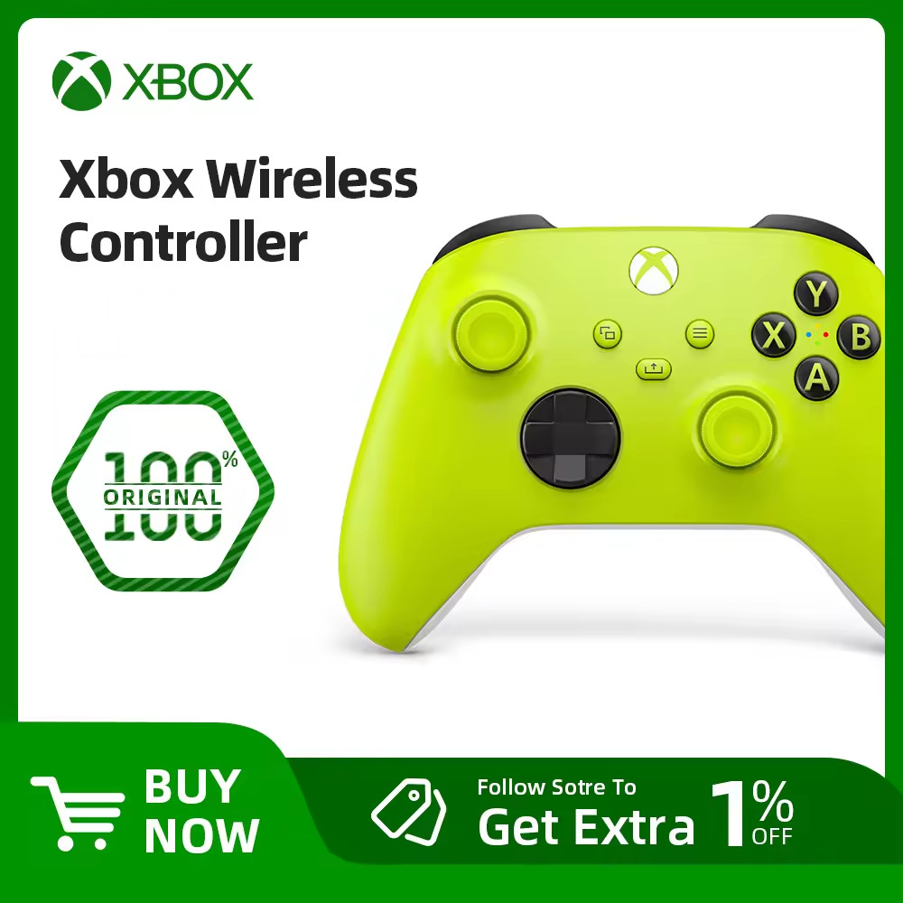 Microsoft Xbox Core Wireless Controller - Pulse Cipher/ White/Black ...
