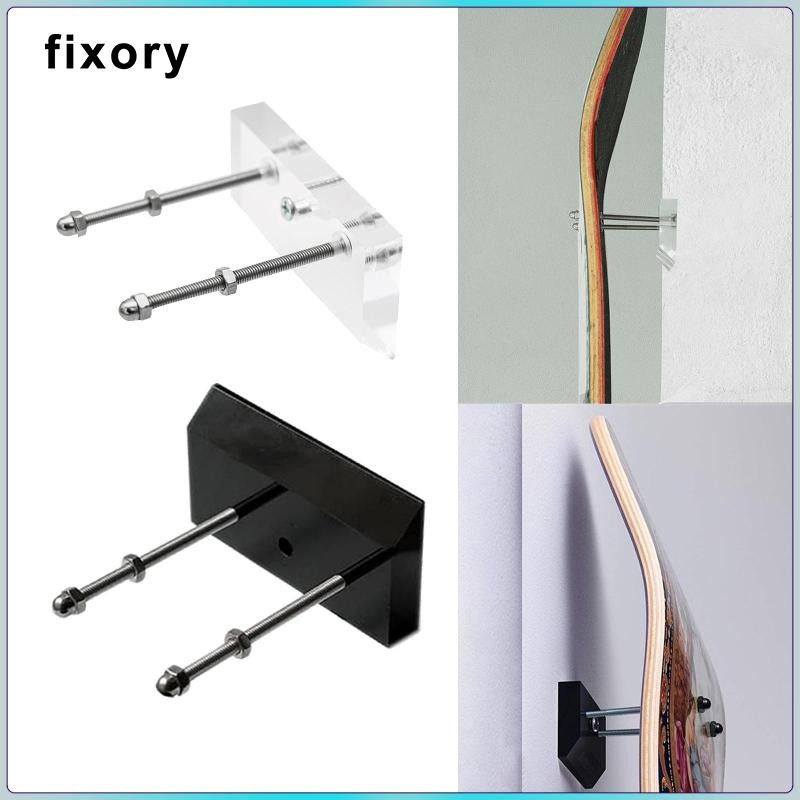 fixory Skateboard Wall Mount Longboard Indoor Garage Display Long Board ...