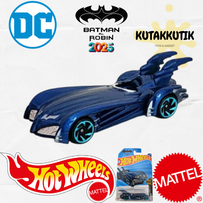 Hotwheels Batman & Robin Batmobile Blue Blue Rims Lot H 2025 Batman ...