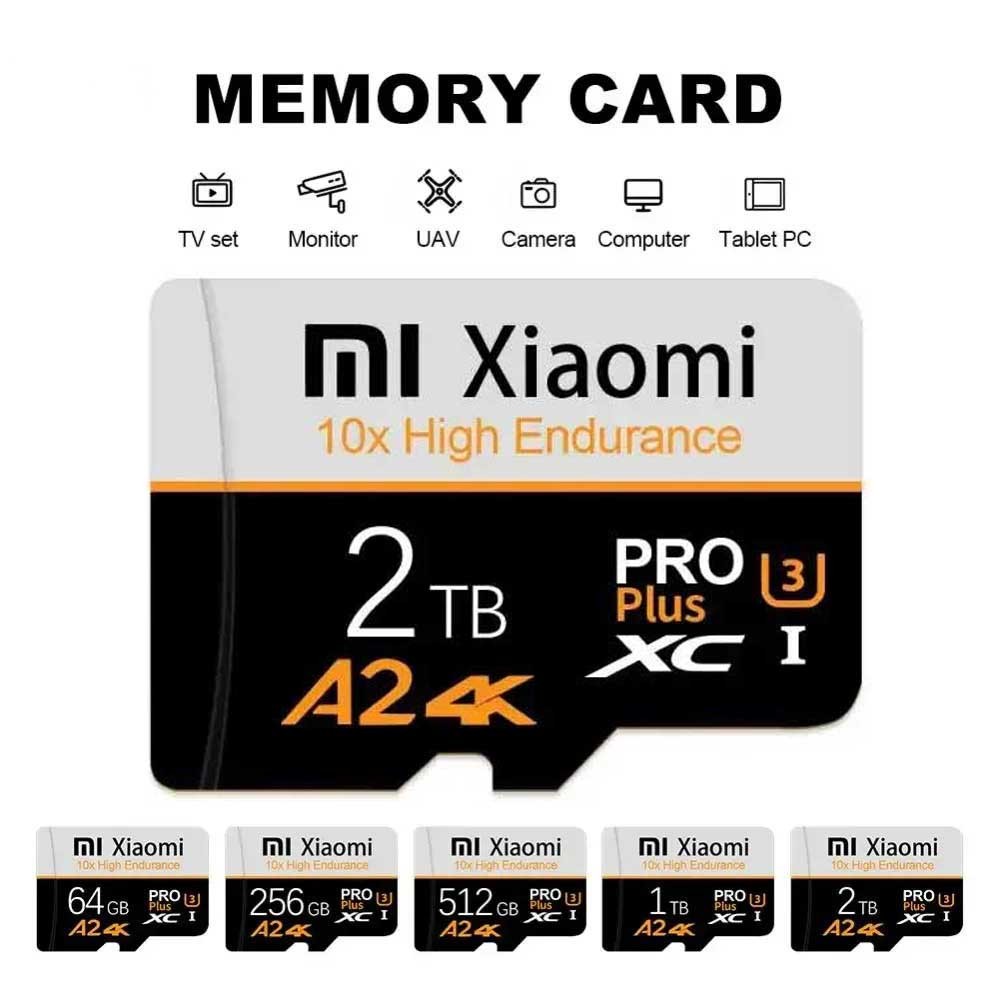 Memory Card SD 2TB 1TB 512GB Micro TF SD Card 128GB 256GB U3 Class 10 ...