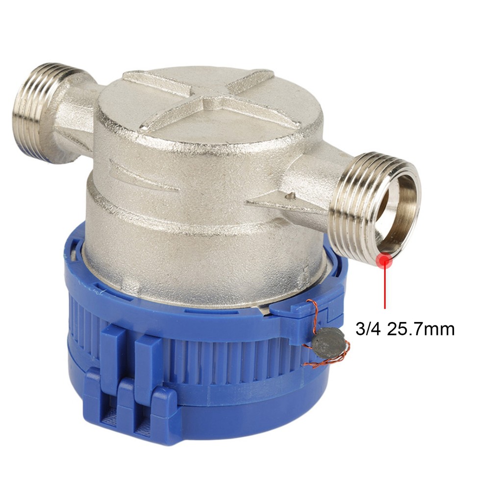 Fun~ 15mm 1/2 Inch Cold Water Meter With Fittings For Garden & | Shopee ...