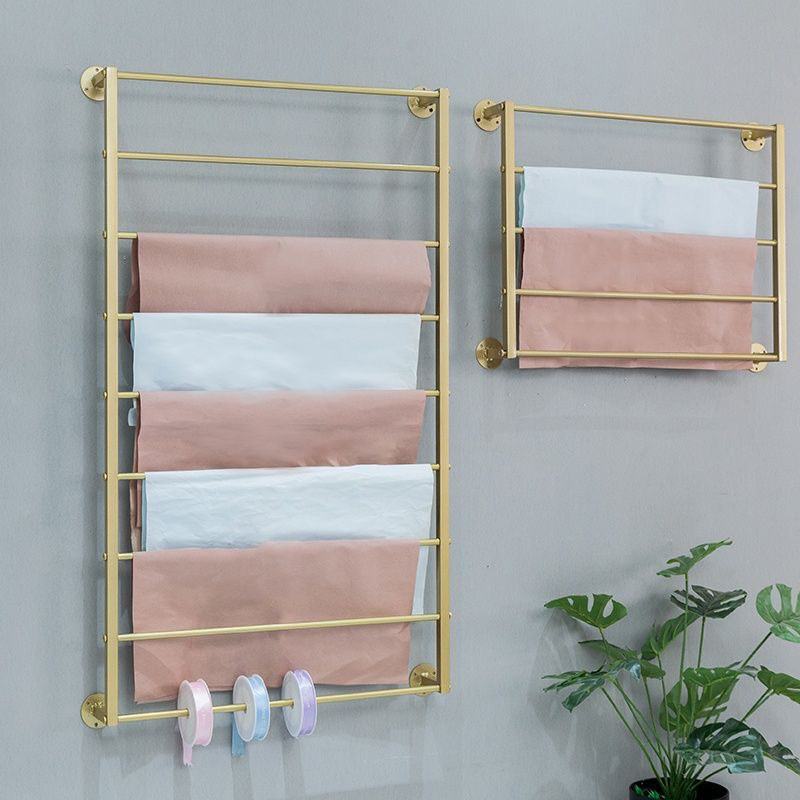 Wall Hanging Scarf Rack Flower Wrapping Paper Ribbon Storage Rack ...