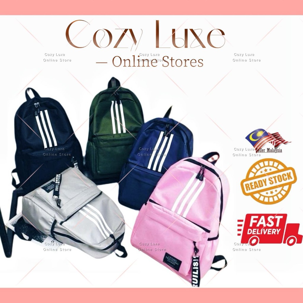 Beg Sekolah Sandang Uniseks Kapasiti Besar Unisex Large Capacity ...