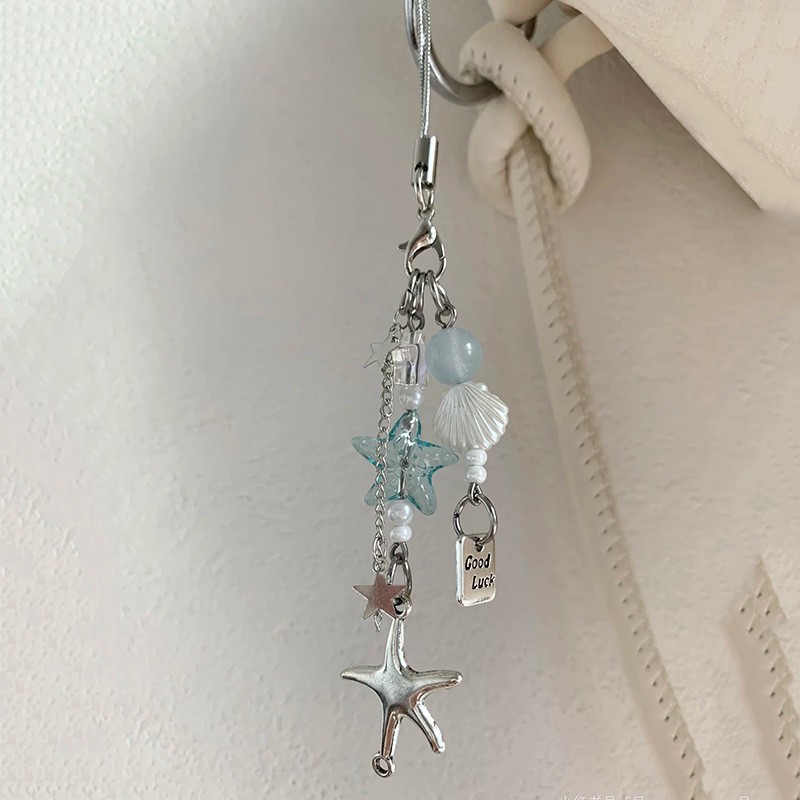 Clover Wind Chime Cherry Blossom Wind Chime Keychain,Lucky Grass Key ...