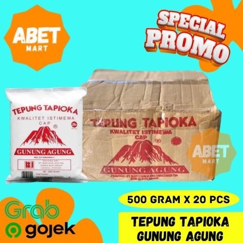MERAH Gunung Agung Red Tapioca Flour Packed 500Gr 1 Box 20Pcs - 500 Gr ...